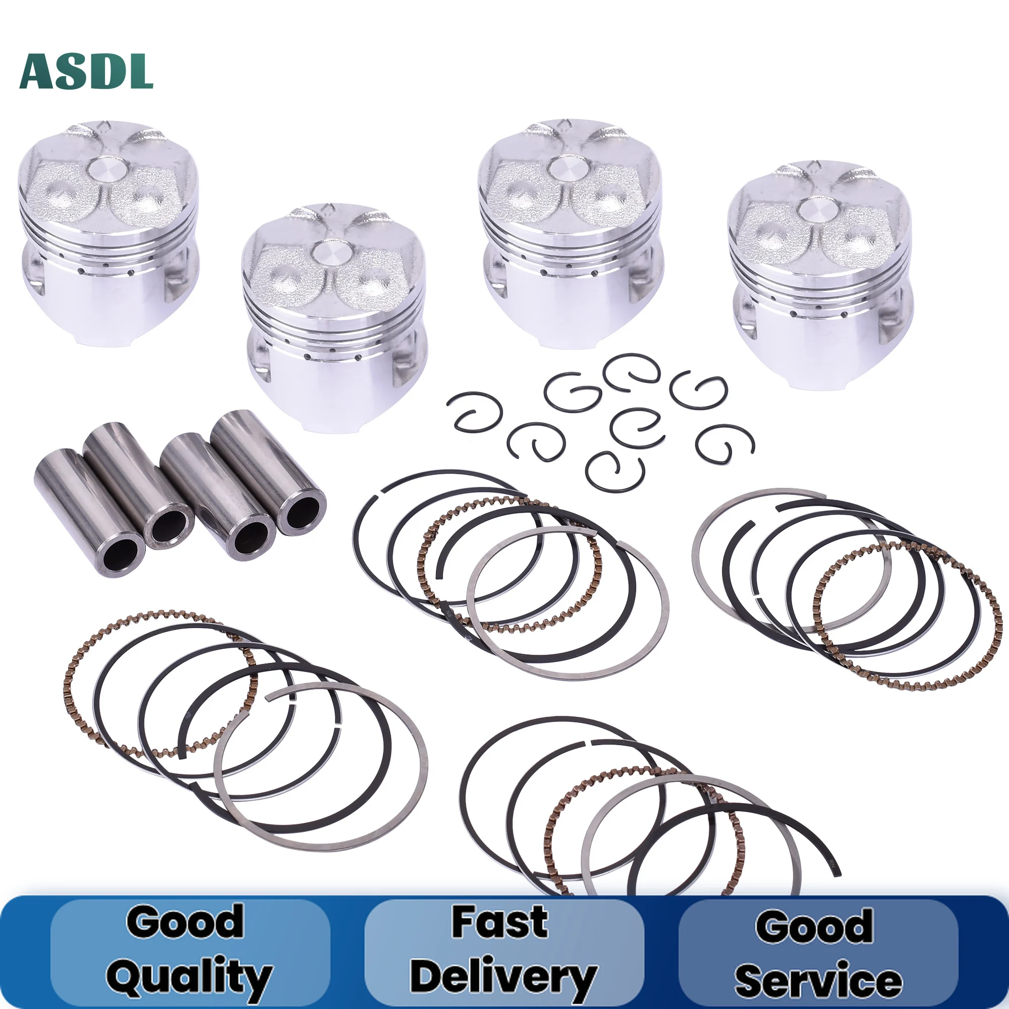Комплект поршневых колец для двигателя мотоцикла комплект из 4 48 мм 25 5 STD + 50 0 Yamaha