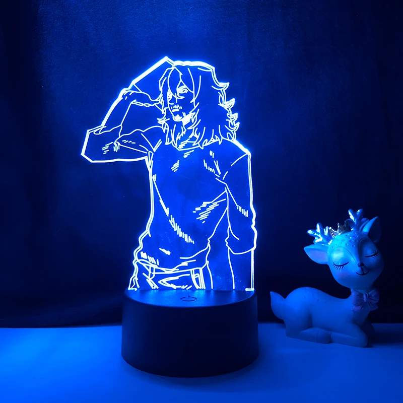 

3D Lamp Anime My Hero Academia Shota Aizawa Light for Bedroom Decor Child Kids Birthday Gift Manga Aizawa Lamp My Hero Academia