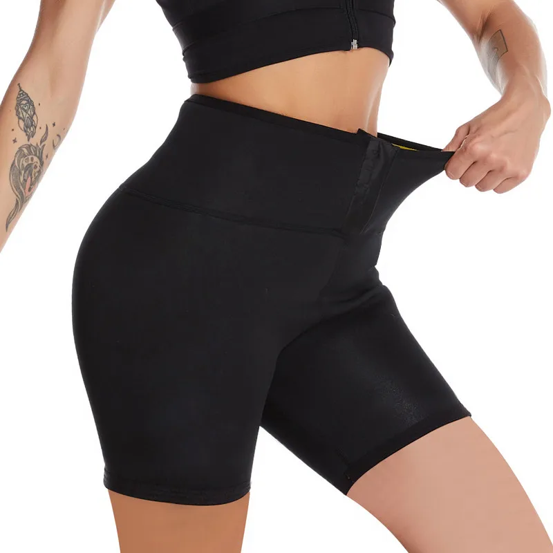 Neoprene Fitness Shorts Women Sauna Pants Body Shaper Weight Loss Slimming Pant Waist Trainer Shapewear Tummy Hot Sweat Leggings |