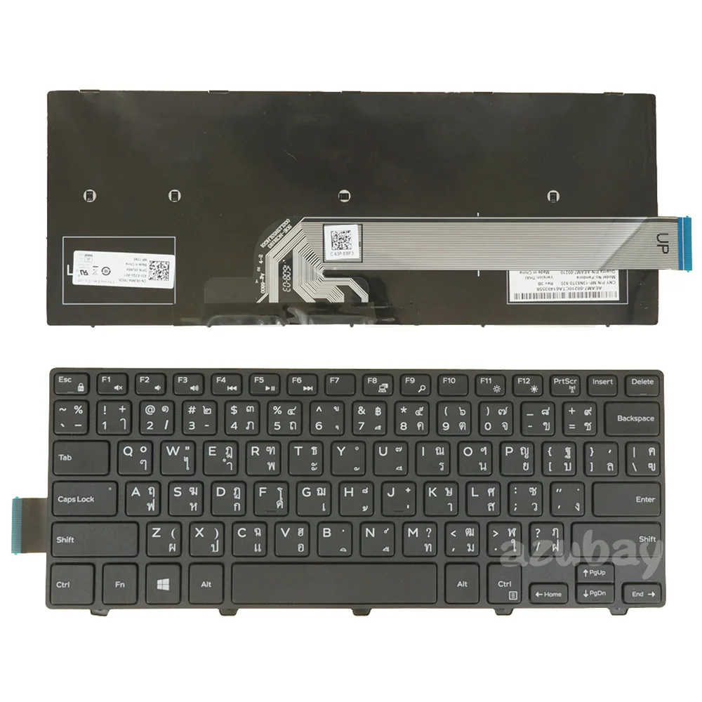Клавиатура для ноутбука Dell Vostro 14 3445 3446 3449 3458 3459 3468 08JN54 Pandora MP-13N53T0-920 AEAM7-00210 THAI без