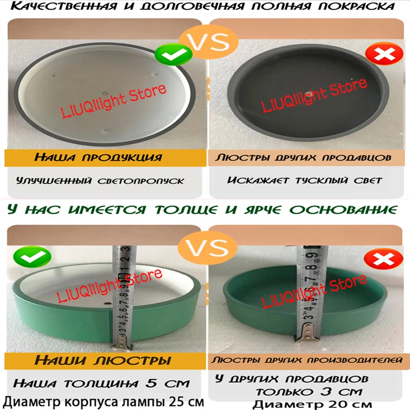 $21.00 Modern living room bedroom villa LED ceiling lamp restaurant lighting hotel apartment chandelier factory direct sales