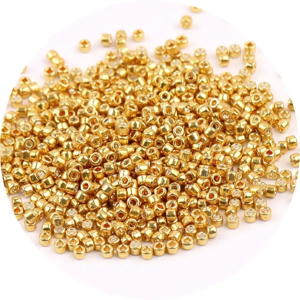 Бусины Из гальванизированного металла 33 цвета 2 мм