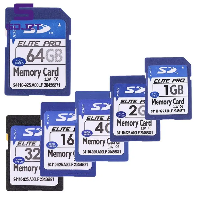 

SD Card 1GB 2GB 4GB 8GB 16GB 32GB 64GB Secure Digital Flash Memory Card