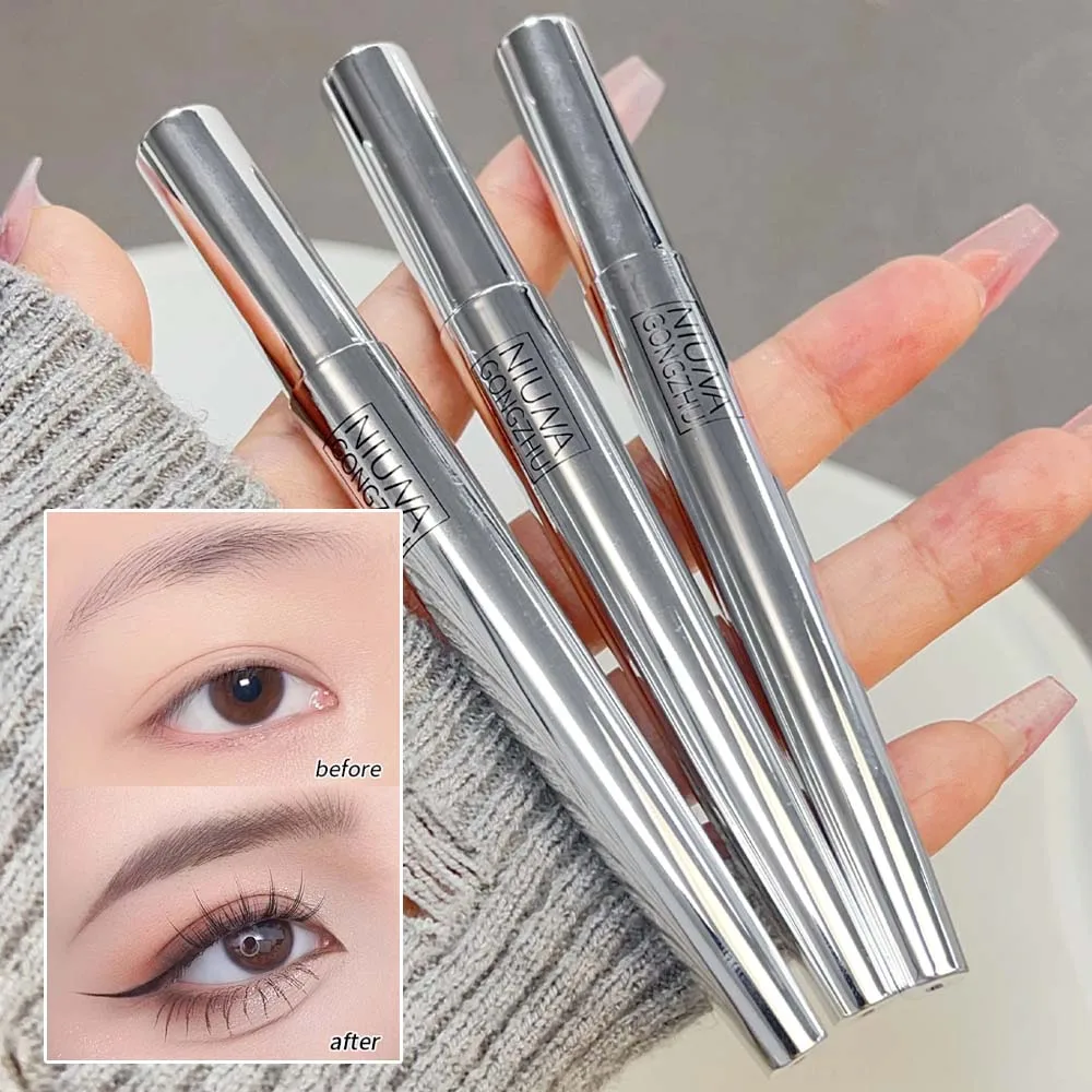 Карандаш Водостойкий с 2 вилками для татуажа бровей подводка глаз стойкий