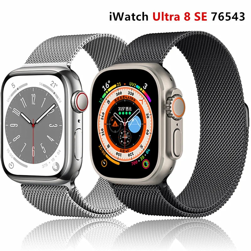 

Fashion Metal Mesh Belt for Apple Watch 40mm Band 44mm 45mm 42mm 38mm Stainless Steel Strap for iWatch Ultra SE 8 7 6 5 4 3 2 1