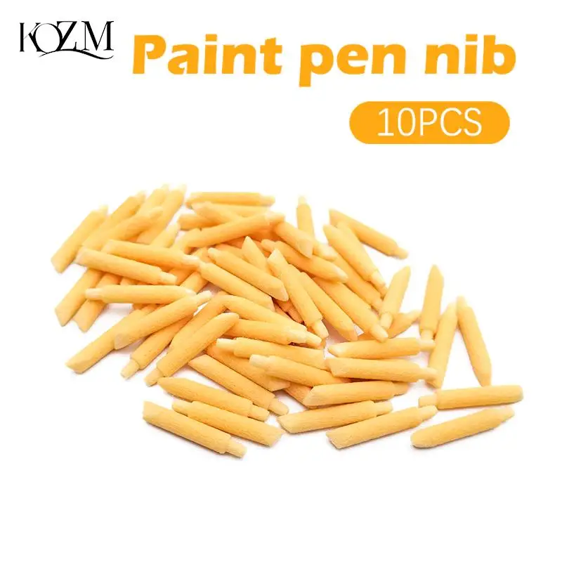 

10 Pcs Paint Nib Durable Nib Accessory Spare Nib Replacement Refillable Marker Drawing Nib