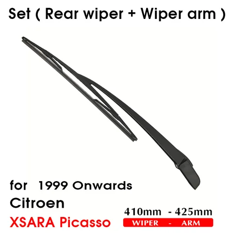 Щетки стеклоочистителя для автомобильного заднего лобового стекла для ситроен xсара Пикассо, 410 мм, 1999