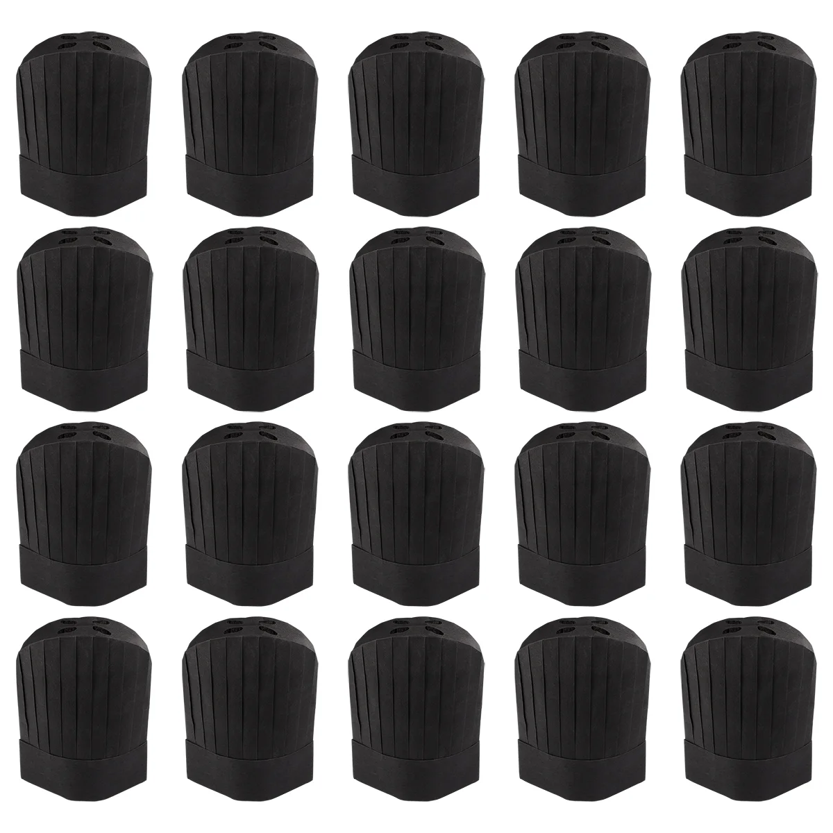 

20pcs One-off Chef Cooking Hat Disposable Chef Hat Kitchen Working
