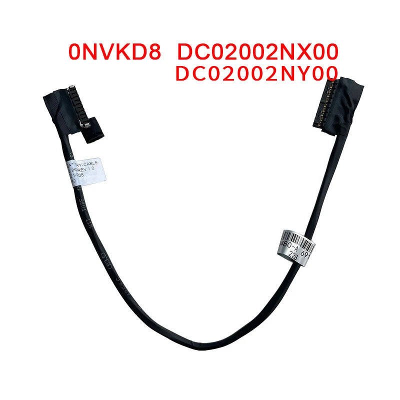 Фото 0968CF DC02002NY00 Разъем кабеля аккумулятора для ноутбуков Dell Latitude 5480 E5480 5488 5580 5590 5490 5491 5495 NVKD8 DC02002NX00 №1