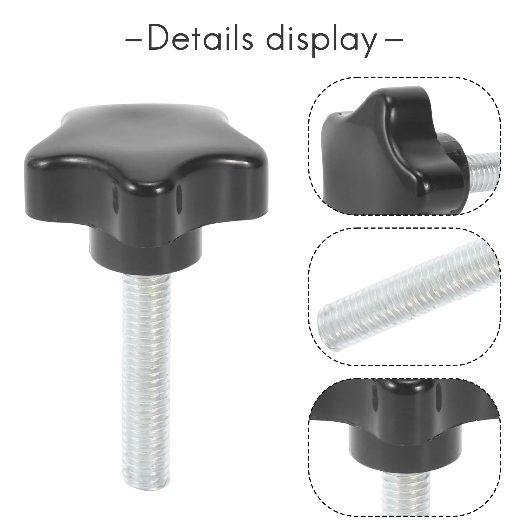 M8 x 40 мм винты со звездообразной головкой винтовой зажим ручка Черная