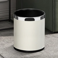 garbage bin device recycles bathroom nordic toilet under sink leather toilet trash can metal cubo basura kitchen metal bucket