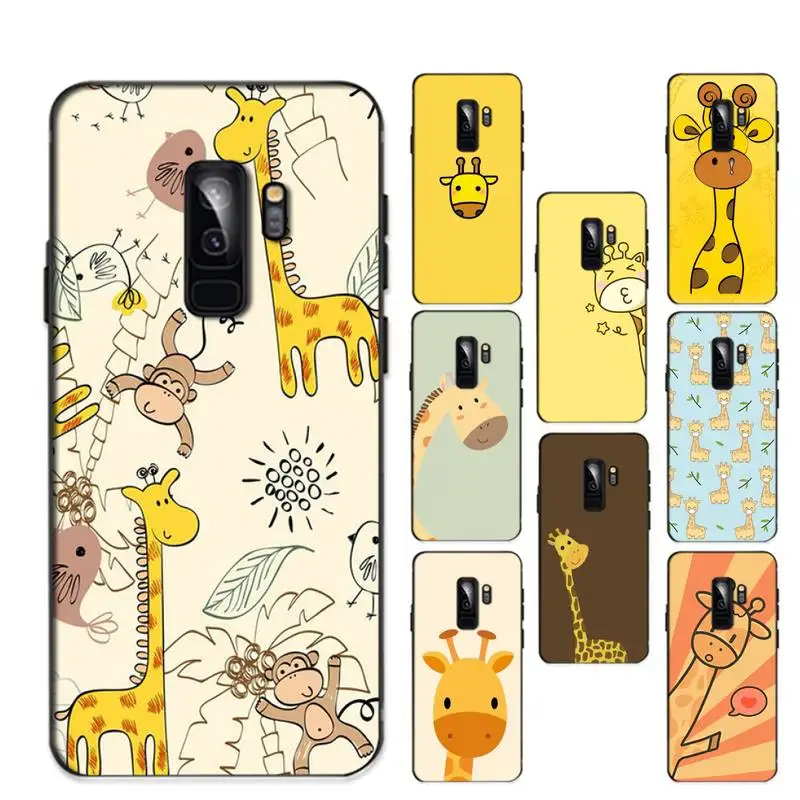 

Cute Cartoon Animal Giraffe Phone Case for Samsung S20 lite S21 S10 S9 plus for Redmi Note8 9pro for Huawei Y6 cover