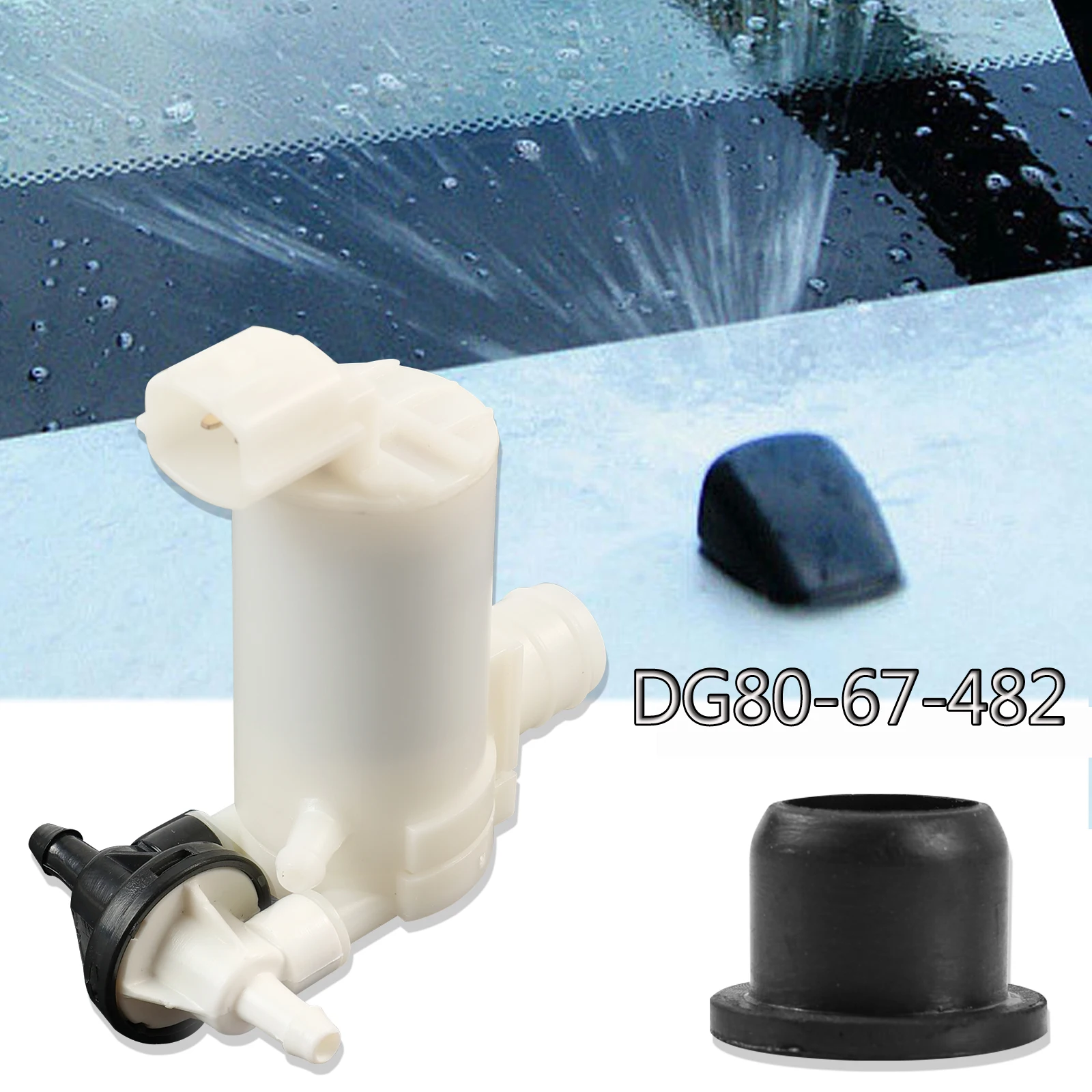 

Для Mazda 2 2007 2008 2009 2010 2011 2012 2013 2014 OE # Д 65167482 Мотор насоса омывателя переднего лобового стекла автомобиля с вырезом