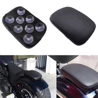 1pc motorcycle rear passenger cushion for harley dyna sportster softail touring xl883 1200 8 suction motorbike cups seat pad