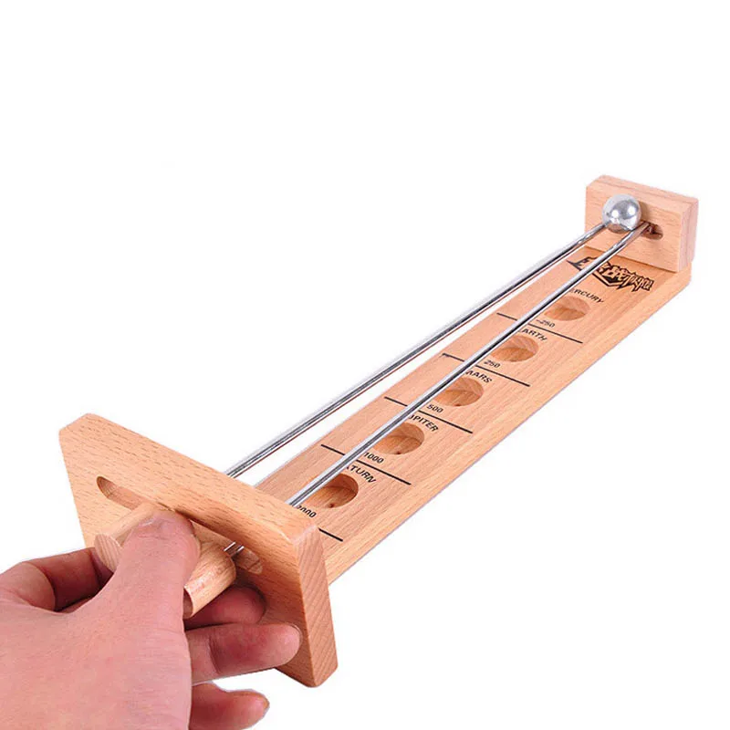 Деревянная игра Стрельба по луне большой баланс настольный мяч координация рук и