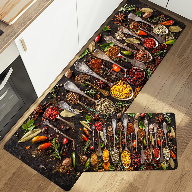 

1PC Kitchen Floor Mats Entrance Doormat Hallway Rug Bedroom Living Room Carpet Anti Slip Rugs Bedroom Decoration ковер