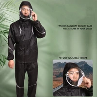 raincoat split reflective waterproof breathable cold and windproof men hiking motorcycle riding rain protection clothing