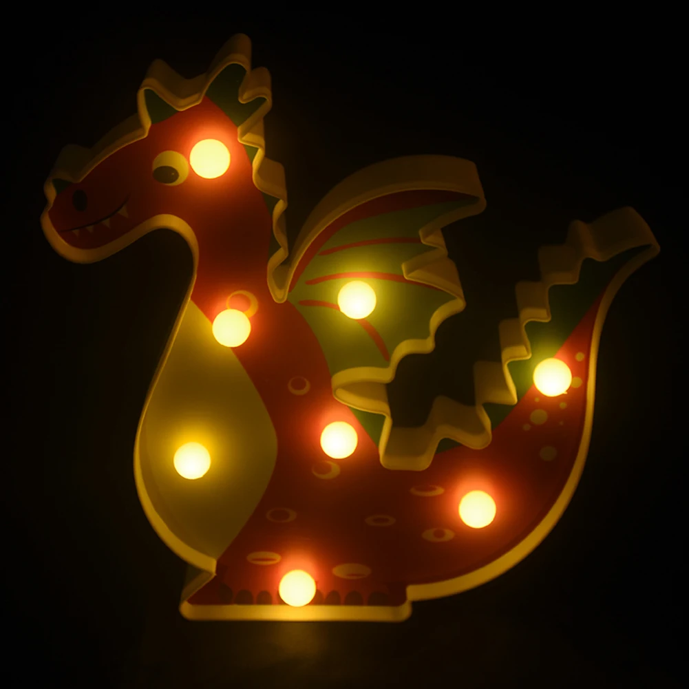 

Home Night Lamp Gift Nursery Energy Saving Warm White Led Battery Powered Porch Decorative Cute Freestanding Animal Shape