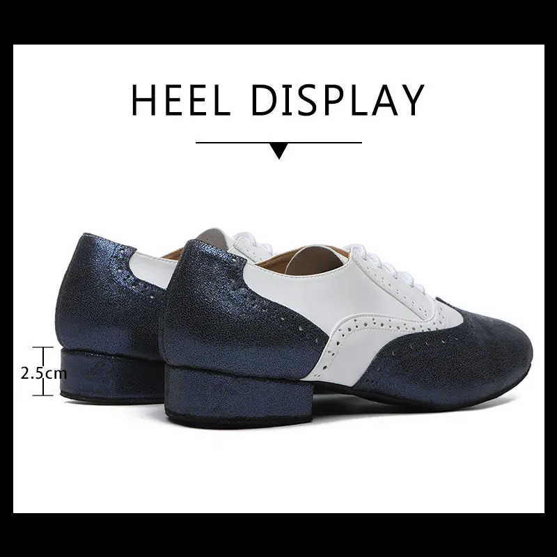 Men Dance Shoes Ballroom dance shoes Adult Latin Dance Shoes Tango Performance Shoes Dance Sneaker For Boy heeled 2.5cm Indoor