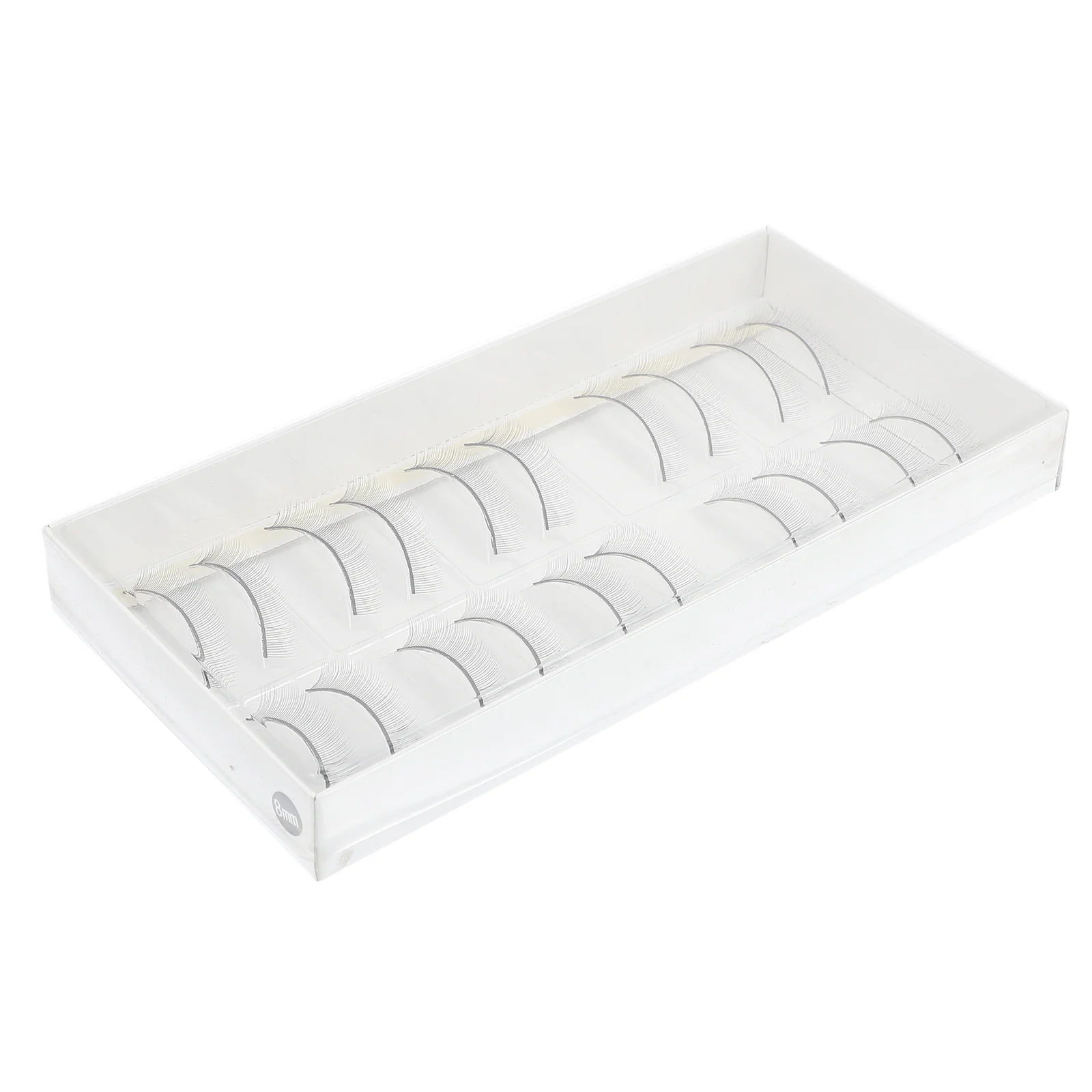 

10 Pairs Grafting Eyelashes Training Extensions Fake Mannequin Strips False Fiber Simulation