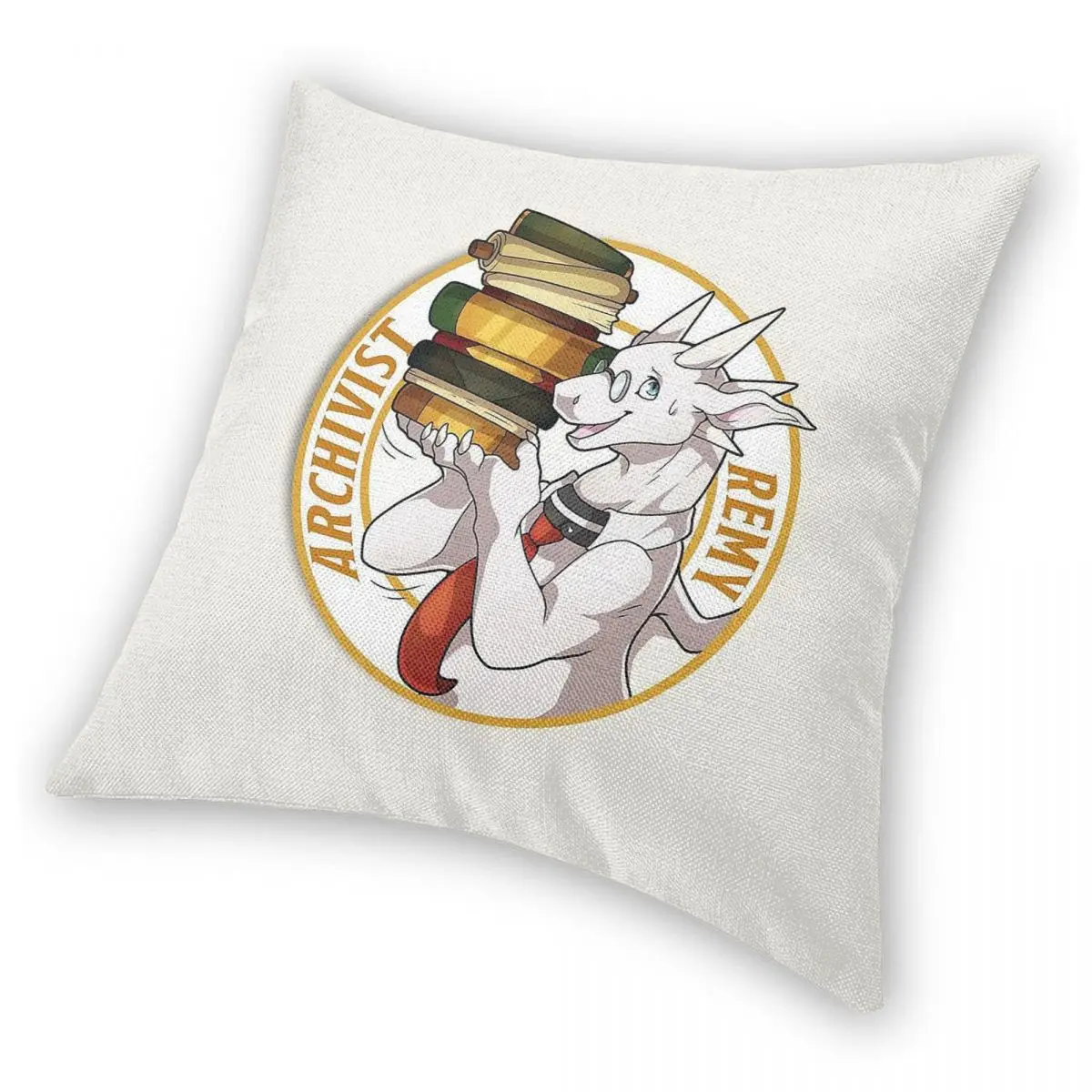 Архитвист Реми Ангелы с чешуйными крыльями наволочка из полиэстера льняная