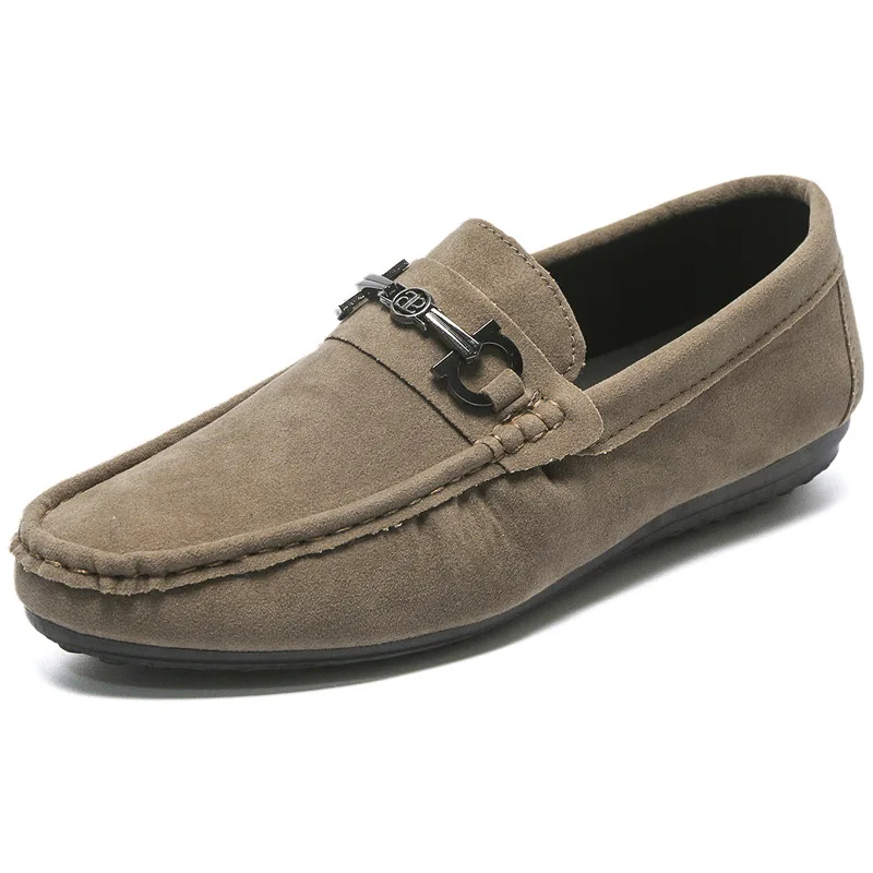 

Мокасины мужские из натуральной кожи, дышащие лоферы, без застежки, Повседневная летняя обувь, итальянские дизайнерские лоферы