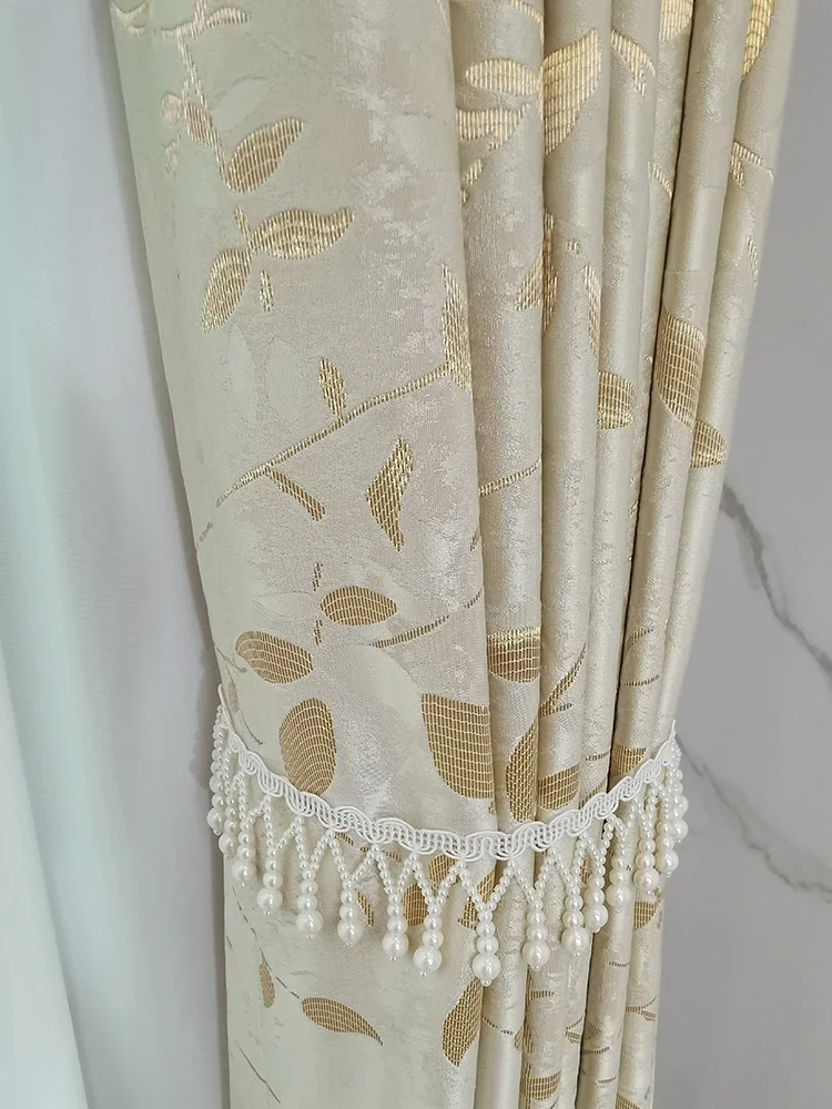 Индивидуальные шторы для гостиной столовой спальни элитные затемняющие золотые