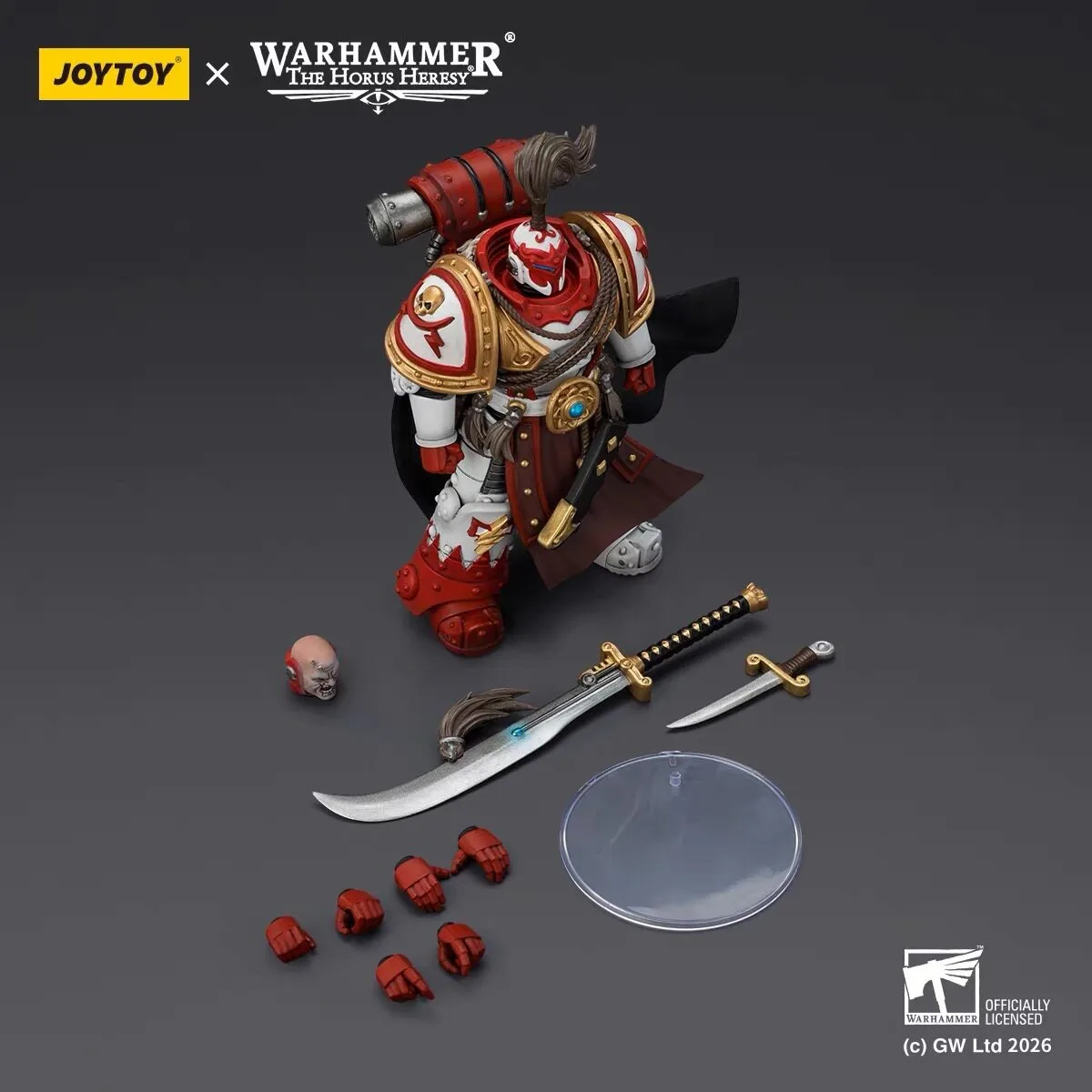 Аксессуары: Фигурки Joytoy Warhammer 118 White Scars Hibou Khan, Seeker of Atonement (art.: 3920dc20875cb) - 3920dc20875cb