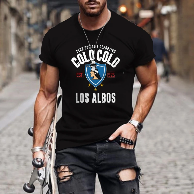 Повседневная летняя футболка для мужчин и женщин с 3D-принтом COLOR геометрическим