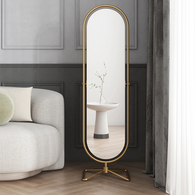 

Роскошные большие зеркала для туалетного столика, эстетическое длинное Напольное Зеркало для душа, Высокое Зеркало, украшение для комнаты