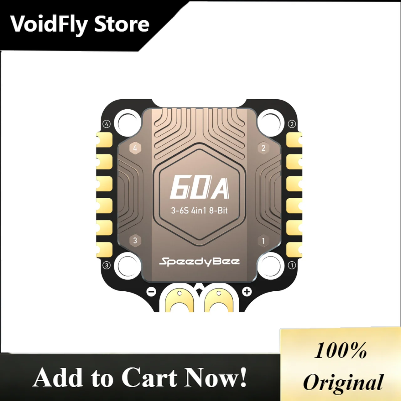 Фото VoidFly SpeedyBee BLS 60A 30x30 4-в-1 ESC №1