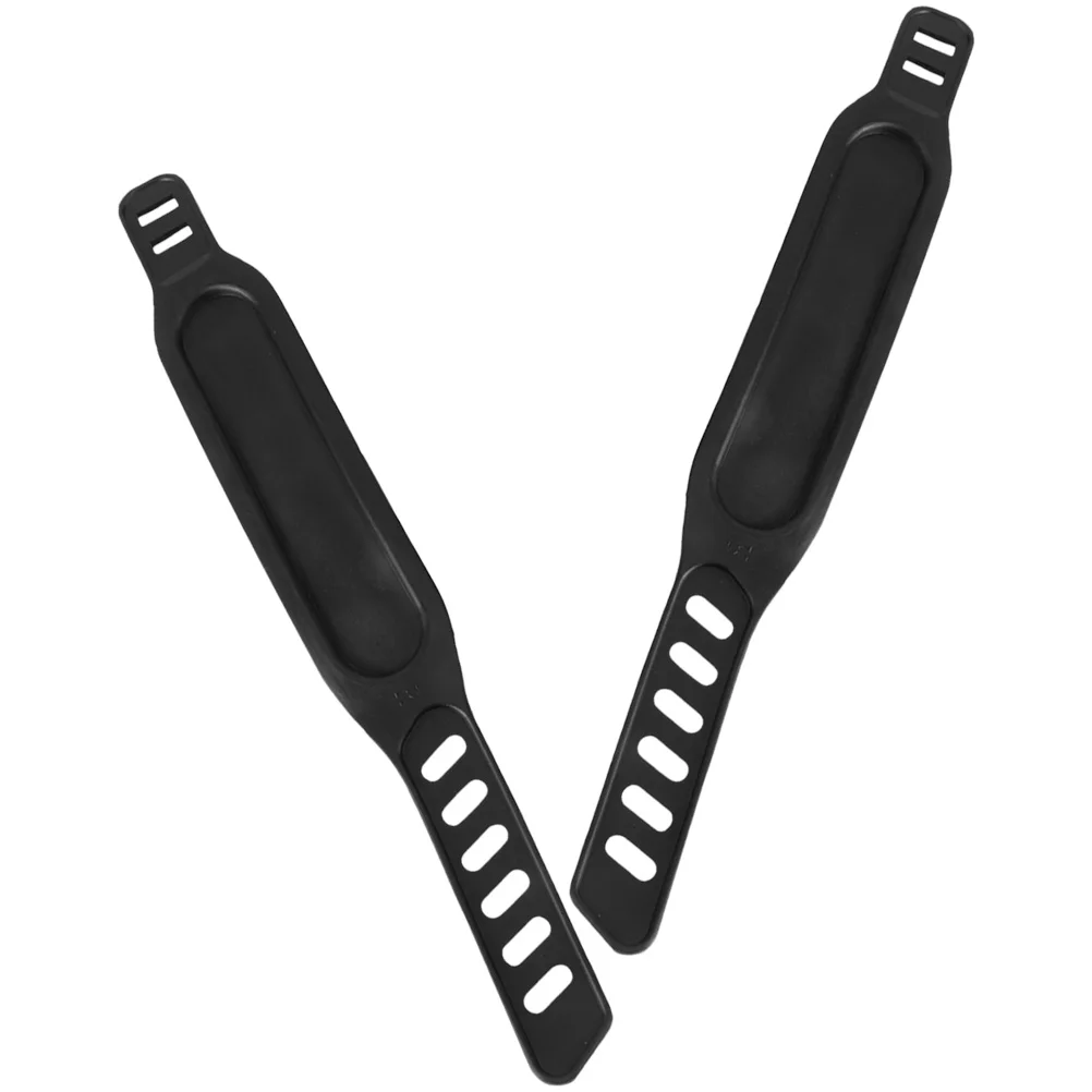 

2 Pcs Bicycle Pedal Strap Bike Footrest Straps Sport Exercise Fixing Pp Band Gym Rubber Fitness