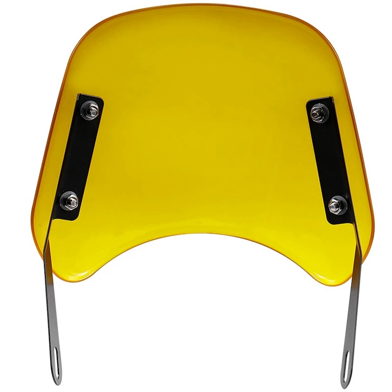 

Лобовое стекло для мотоцикла 5-7 дюймов, универсальная передняя фара для Honda Yamaha Kawasaki Suzuki, приборный козырек