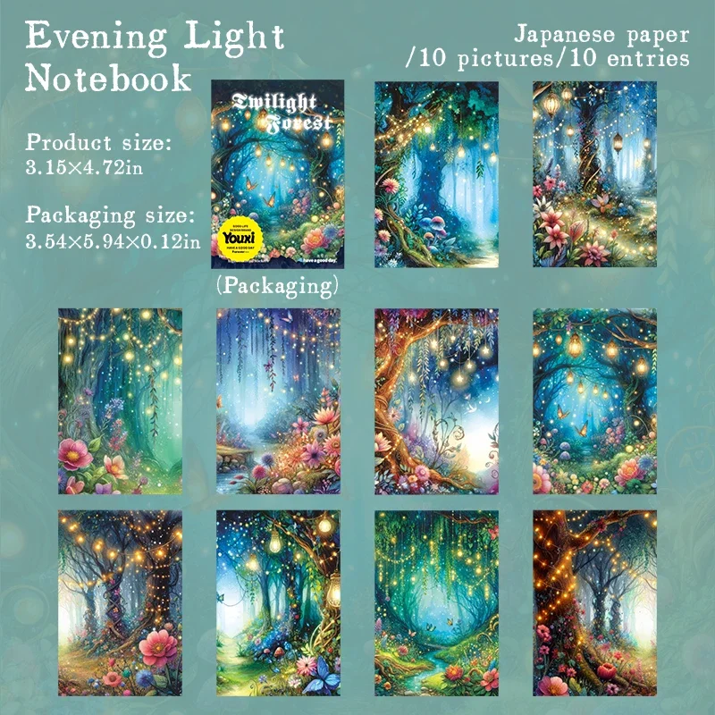 

Набор наклеек JIANWU Twilight Forest Series