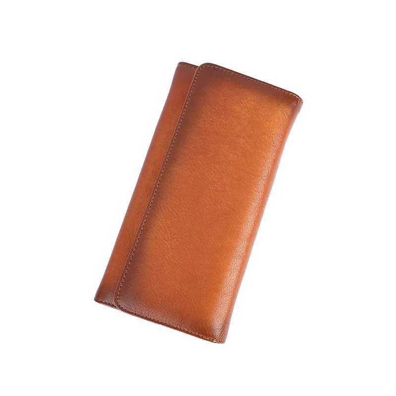 Timeless Ladies Leather Wallet - First Layer Cowhide, Multifunctional Features for Everyday Use