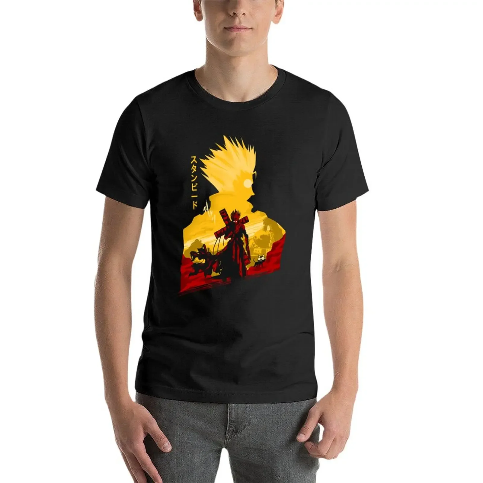 Футболка Humanoid Typhoon футболка с рисунком аниме для спортивных фанатов мужские