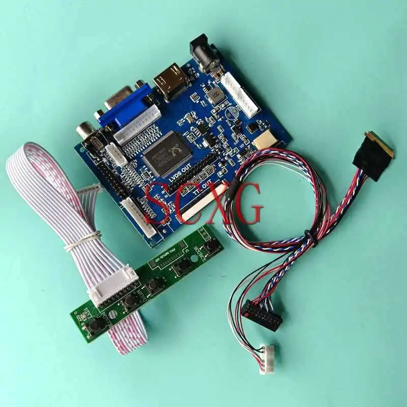 

For B156XW02 B156XW03 Laptop LCD Screen Driver Controller Board HDMI-Compatible 1366*768 DIY Kit 40 Pin LVDS AV VGA 15.6"