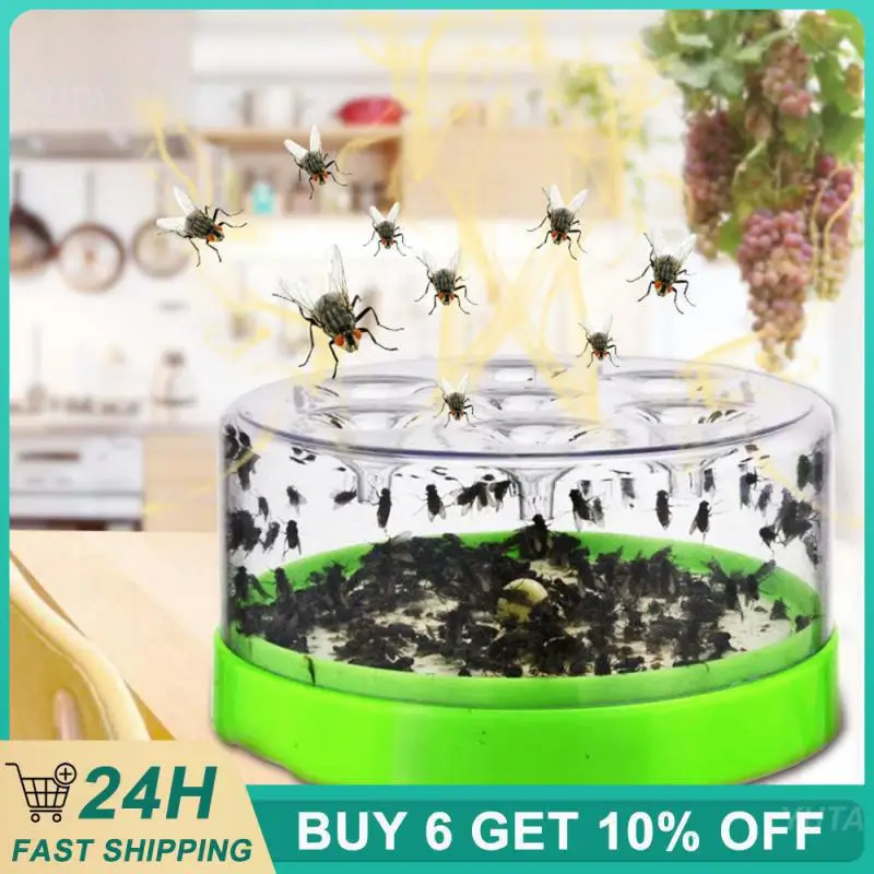 

Flycatcher Fall-proof Green Insect Repellent Dewormer Containing Bait Automatic Fly Trap Device Fly Killer Indoor Single Durable