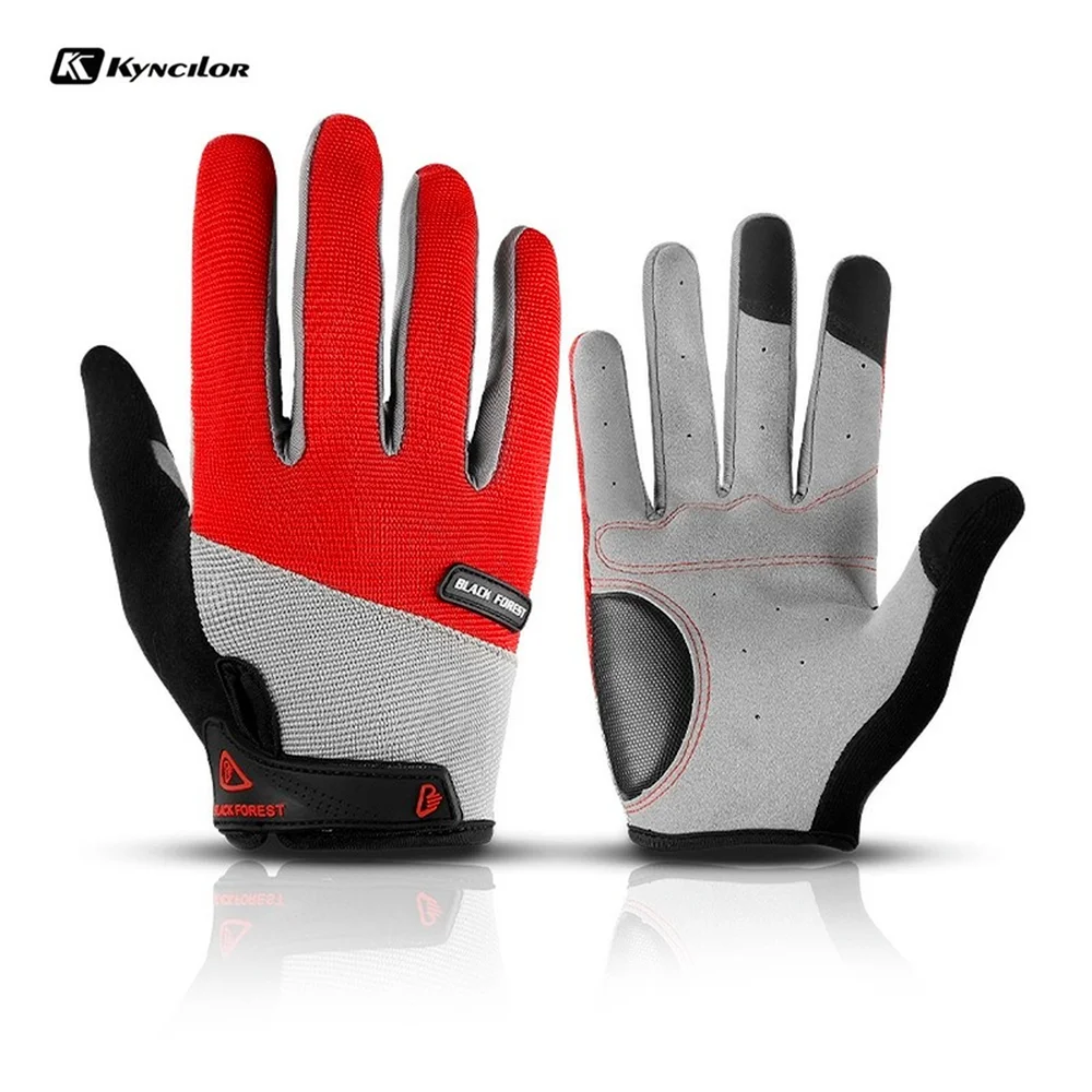 Купи Men Women Cycling Bike Gloves Full Finger Bicycle Gloves Touch Screen Bicycle Riding Outdoor Sports Protector Spring Autumn за 689 рублей в магазине AliExpress