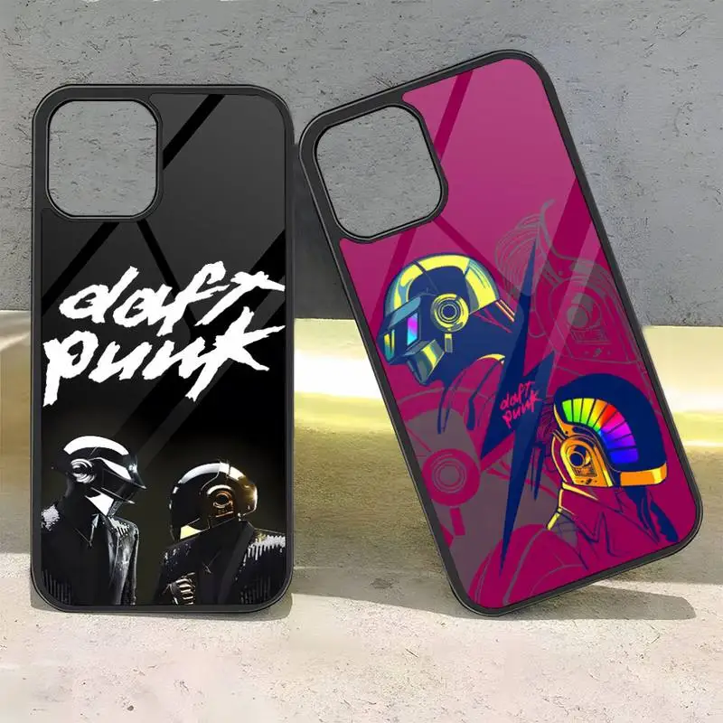 Rock Music Daft Punk Helmet Phone Case PC+TPU For Samsung Galaxy S21 S22 S20 S10 S30 Plus Ultra Note 20 Pro Design Back Cover