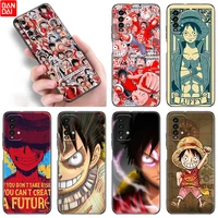 japanese one piece monkey d luffy case for xiaomi redmi note 11 11s 11t 11e 10 10t 10s 9s 8t 9 8 7 pro 5g soft cover