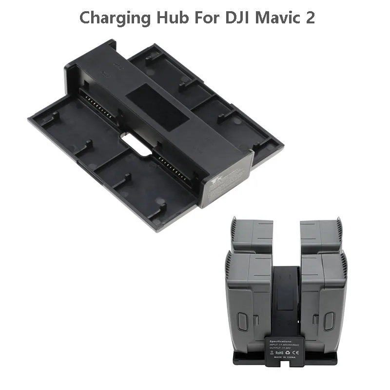

4 in 1 Battery Charging Hub For DJI Mavic 2 Pro Zoom Drone Portable Intelligent Charger Band LED Digit Display Accessories