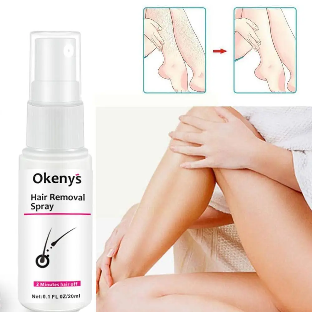 

2 Minutes Effect Hair Removal Sprays Painless Depilatory Mild Nourish 20ml Smooth Cream Removal Cream Hair Fast Easy B3D9