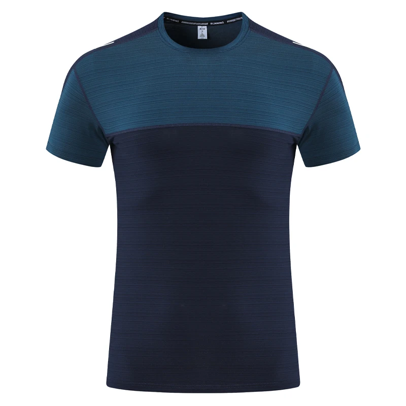 Футболка мужская Светоотражающая быстросохнущая дышащая тренировочная с