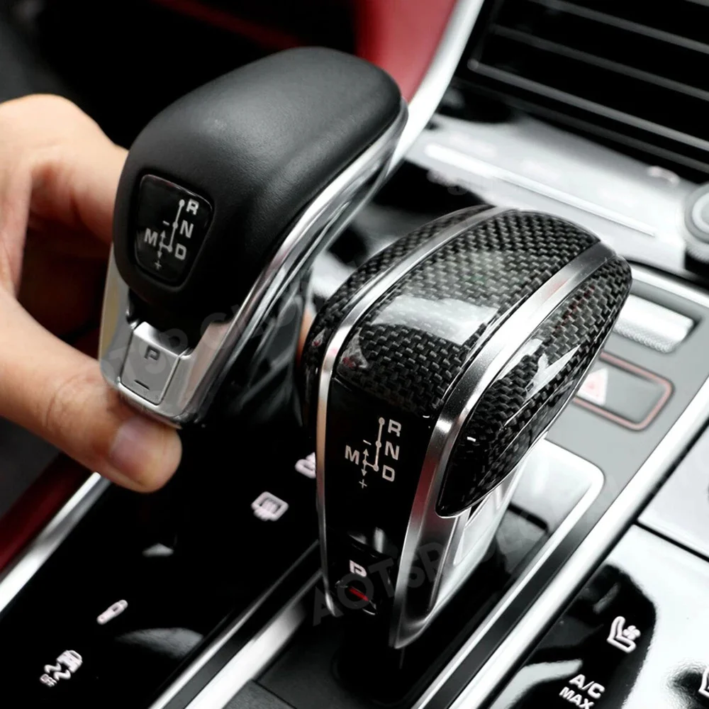 

Gear Shift Knob for Porsche Cayenne Panamera 2017-2022 Carbon Fiber Shift Knob Gear Knob Paddle Lever Gear Head Handball Replace