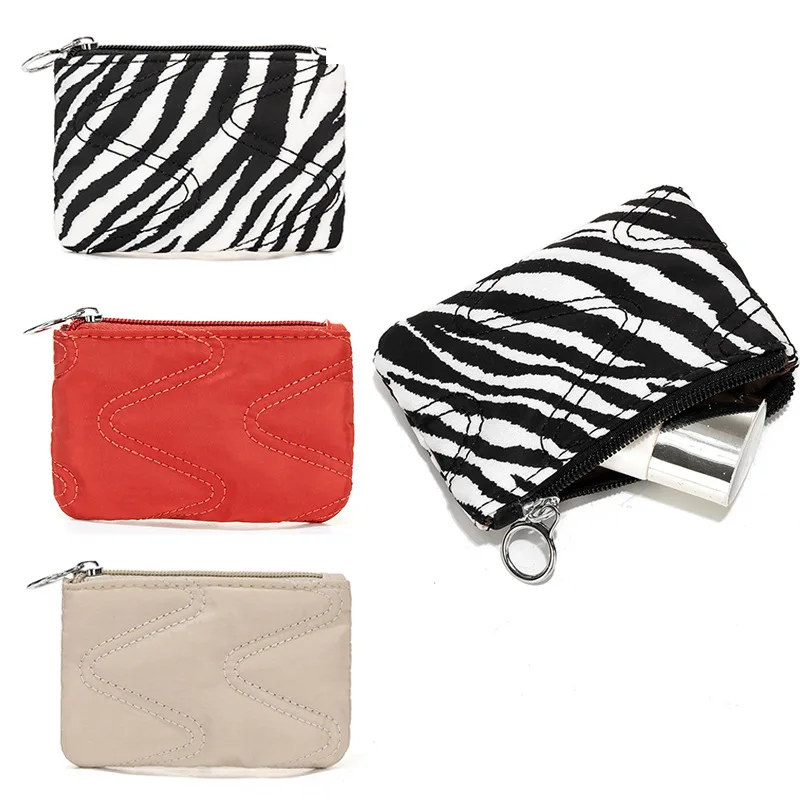 

Новый женский мини-кошелек с нулевой вышивкой, универсальная сумка для ключей, сумка для карт, короткая Сумочка, мини-кошелек для монет