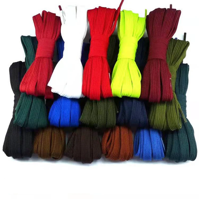 

Polyester Double-Layer Flat Shoelace Width1.1cmHiking Shoes Belt Leather shoe lace Business Leather Shoe Lace Martin Shoelace