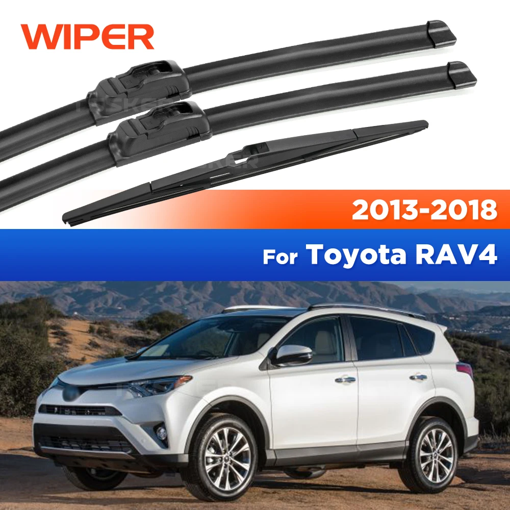 

Комплект передних и задних щеток стеклоочистителя для Toyota RAV4 XA40 2013 14 15 16 17 2018 лобовое стекло 26 "+ 16" + 10"