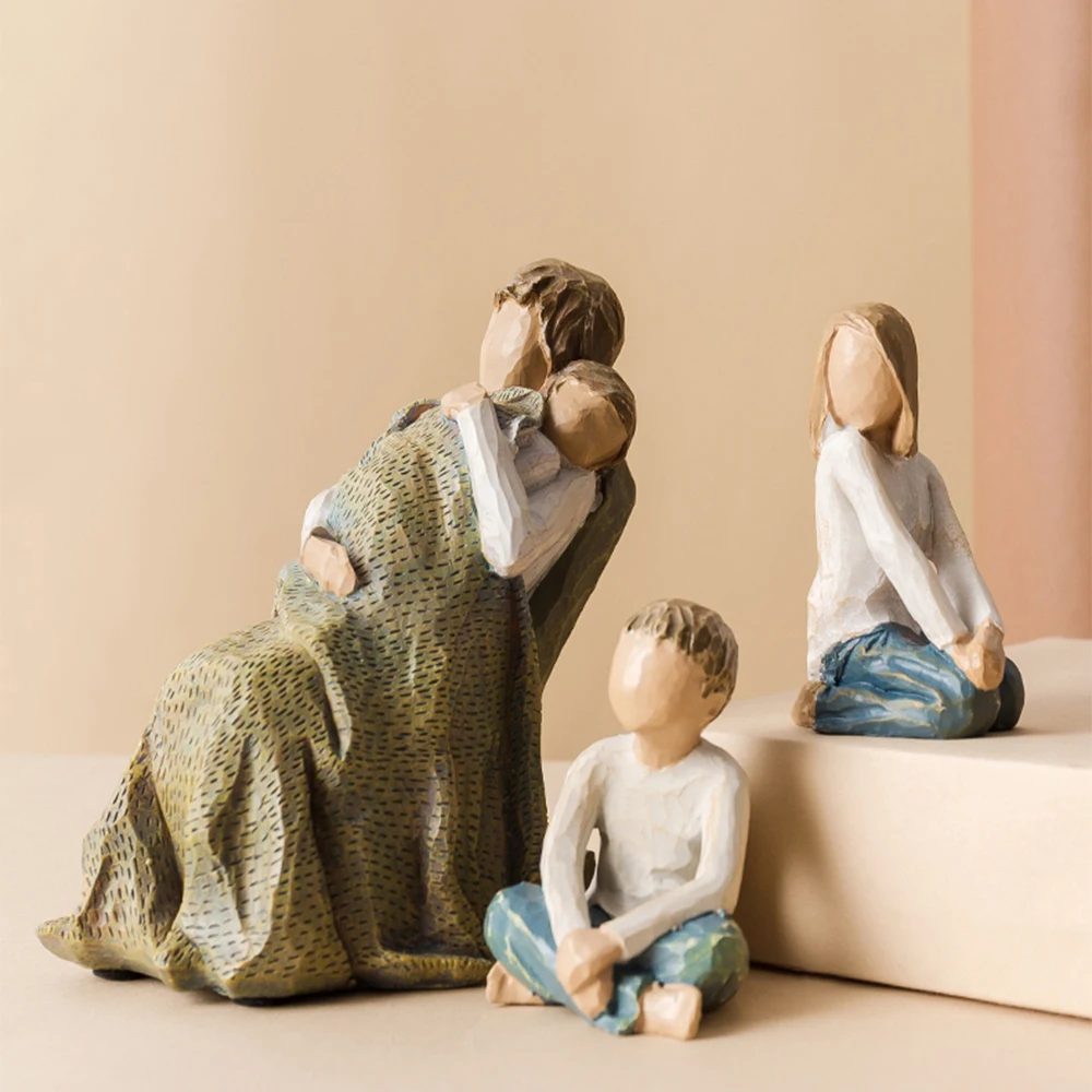 

Креативная семейная форма в скандинавском стиле человеческого тела подарок на день матери украшение для дома поделки модели людей статуэтки