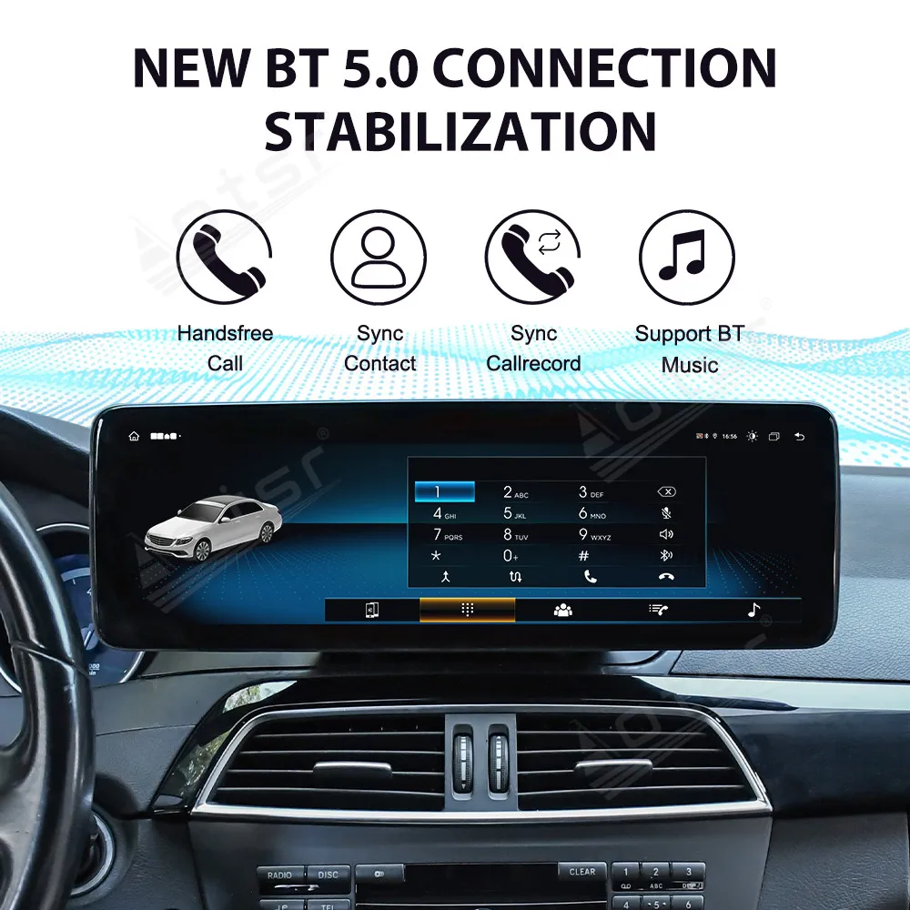 Фото Автомобильный мультимедийный плеер для Mercedes Benz C Class 2011 2012 2013 2014 Android Carplay GPS Navigaion Автомобильный радиоприемник Стерео IPS Головное устройство №4